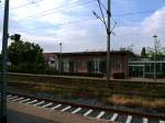 Der alte G�terschuppen am 23.6.2007   ...