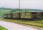 Ausgediente Schmalspurpackwagen in Cranzahl, 06.02   ...