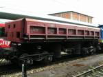 Guterwagen Fas_3356(SK-REXWAL)6738006-7 ist zur Beladung mit Abraumgut in Passau Hbf. bereitgestellt; 070623
