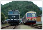 Neben der bereits, nach dem St�rzen, abgestellten 2143 040, ...