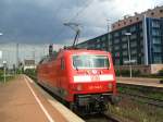 BR 120 146-6 solo in Dortmund Hbf Gleis 11 ...