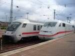 Momentaufnahme in Dortmund. Links der IC 2013 Allg�u von Hannover ...