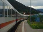 InterCity 2013 im Bahnhof Immenstadt (Allg�u). Die Lok wurde umgestzt,nur ...