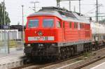 MEG Lok 315 f�hrt durch Schwerin. 29.06.2007  ...