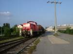 Am 04.06.2007 holt 294 716 imm PA AKW-Hirschau einige Wagen ...