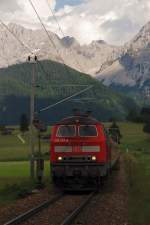 218 457 mit der RB 37958 vor Klais (10.06.2007)  ...