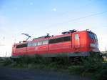 BR 151 BR 151 064-3 steht Solo am Neusser Rbf
