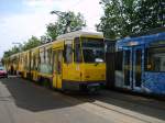 berlin KT4D 6031 der Berliner Verkehrsbetriebe auf der Linie 21 nach S Bahnhof Sch�neweide