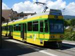 compagnie-des-transports-en-commun-de-neuchatel-et-envions--tn TN - Triebwagen Be 4/4 am Endpunkt in Boudry am 19.05.2007
