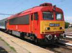 M41 Die in Szolnok remotorisierte M�V M41 2321 wartet im Bf. P�sp�klad�ny am 03.07.2007.