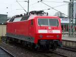 BR 120 Br.120 132-6 auf einem Abstellgleis im HBF Stuttgart.  Aufgenommen im Juni 2007.