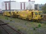 Am 04.11.2005 stand diese Stopfmaschine in Amberg abgestellt.  ...