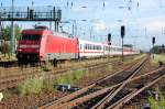 Am 04.07.2007 durchf�hrt der EC 172 den Bhf.Doberlug-Kirchhain Richtung Berlin. ...