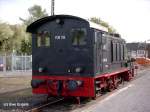 R�ckansicht V36-114 im alten BW Krefeld im April 2007  ...