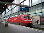 Br.101 105-5 mit IC2015 im Bahnhof Stuttgart. Dieser Zug endete ...
