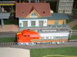 Der Santa-Fe auf meiner Modellbahn   ...