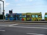 TN - Triebwagen Be 4/4 503 mit Vollwerbung am Endbahnhof ...