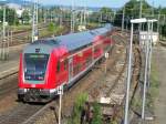 Ausfahrt eines Dostozuges aus dem Bahnhof Göppingen. Der Zug fuhr ... Ausfahrt eines Dostozuges aus dem Bahnhof Göppingen. Der Zug fuhr ...