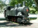Dampflok 498.03 ex.BWB auf einem Spielplatz in Bregenz nahe dem ...