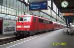 Eine BR 111 074-3 fuhr als RE 13921 nach Schw�bisch ...