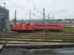 Am 15.09.2005 stehen 363 707 und 110 278 vor dem ...