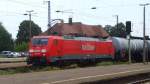 189 088 mit Kesselwagen ...  Karolin Siebert 21.07.2007