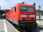 143 283 mit 3 Doppelstockwagen (selten - sonst 2 Wagen) ...