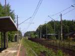 Der Bahnhof Boworiany, liegt 1 km vom Dorf Borowiany entfernt ...