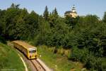814 201-0 mit Personenzug nach Liberec. Fr�dlant v Čech�ch am ...