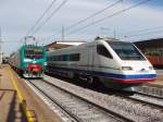 E464.056 mit einem Regiozug ...  Andrea Zaratin 27.07.2007