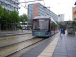 Variobahn 607 f�hrt als Linie 1 nach Sch�nau.  ...