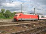 101 047-2 ist mit IC am Haken nach Berlin unterwegs.27.07.07 ...