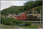 1042 mit G�terzug in Greifenstein-Altenberg am 12.07.2007.  ...
