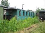 Dollnitzbahn Der Wagen mit der Nummer 970-539 hat bestimmt schon bessere Zeiten gesehen, M�geln 28.07.07