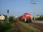 BR 294 Am 04.06.2007 holt 294 716 im PA Akw in Hirschau einige Wagen ab. (Strecke Amberg-Schanittenbach)
