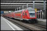 doppelstock-steuerwagen-3-gattung RE Von M�nchen-Hbf Nach N�rnberg-Hbf �ber Ingolstadt-Hbf,Treuchtlingen Steht Zur Abfahrt Im Bahnhof M�nchen-Hbf Bereit.28.07.07