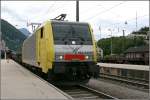 br-189-dispolok 94800189930-1 (E189 930RT) diesmal mit Fernlicht. Aufgenommen am 28.06.07 in Kufstein.
