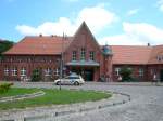 seebad-heringsdorf-usedom Das Bahnhofsgeb�ude von Heringsdorf am 23.7.2007