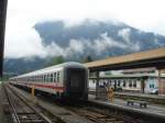 IC-Zuge und IC-Wagen Der InterCity 2084 'Nebelhorn'/2082 'K�nigssee' steht Abfahrbereit in Oberstdorf. Aufgenommen am 30.07.07