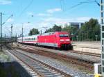 Br 101 043 f�hrt mit dem IC 1943/1949 in den ...