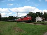 233 288-0 und zwei 217er beim B�slh�usl am 30.7.07  ...