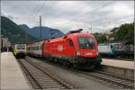 Mehrsystemlok treffen in Kufstein am 28.06.07. Links E189 930RT mit ...