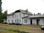Der Bahnhof M�geln am 28.07.07   ...
