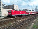 Br 143 007 auf dem mit nach Celle (Hannover Hbf) ...
