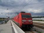 Die Br.101 112-1 zog den RE M�nchen-N�rnberg Express von N�rnberg ...