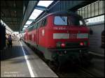218 410 als Schiebelok ...  Dany Neumann 01.08.2007