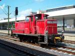 Br 362 562 rangiert im Hannoveraner Hbf (27.7.2007)  ...