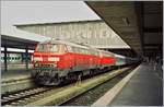 Zwei V 218 in Doppeltraktion �bernehmen den IR Berlin - ...