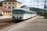 br-795--796--798--db-vt-95--vt98--uerdingerschienenbus der ulmer Spatz in Immendingen am 31.7.2007