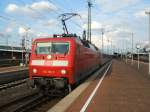 BR 120 BR 120 156-5 mit IC 2229 nach N�rnberg bei der Ausfahrt.